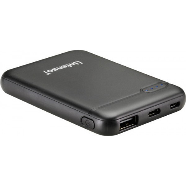 Intenso XS Power Bank 10000mAh με Θύρα USB-A και Θύρα USB-C Μαύρο Powerbanks
