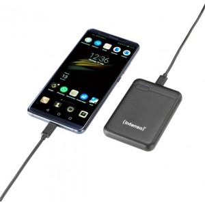 Intenso XS Power Bank 10000mAh με Θύρα USB-A και Θύρα USB-C Μαύρο Intenso XS Power Bank 10000mAh με Θύρα USB-A και Θύρα USB-C Μαύρο