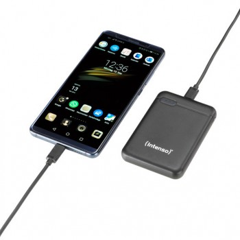 Intenso XS Power Bank 10000mAh με Θύρα USB-A και Θύρα USB-C Μαύρο Powerbanks