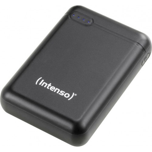 Intenso XS Power Bank 10000mAh με Θύρα USB-A και Θύρα USB-C Μαύρο