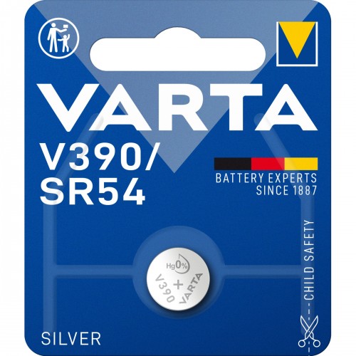Varta Μπαταρία Ρολογιού 390/SR54 1.55V 1τμχ