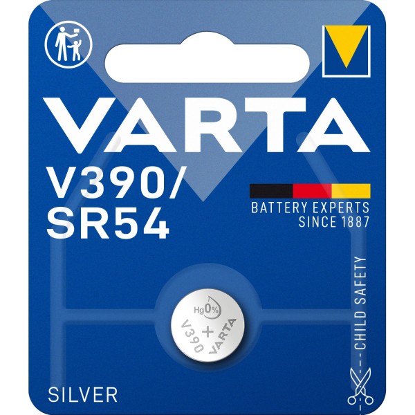 Varta Μπαταρία Ρολογιού 390/SR54 1.55V 1τμχ