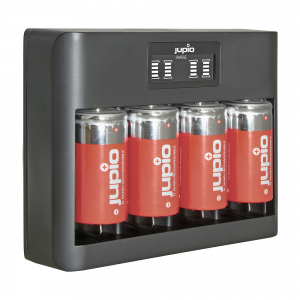 Jupio USB All-In-One Charger (AA/AAA/C/D/9V) LCD