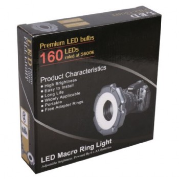 StudioKing Macro LED Ring Lamp Dimmable RL-160