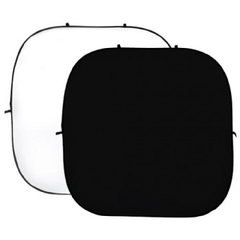 StudioKing Background Board White/Black 240x240 cm Background Boards