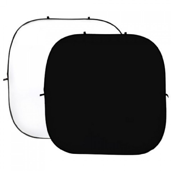 StudioKing Background Board White/Black 240x240 cm Background Boards