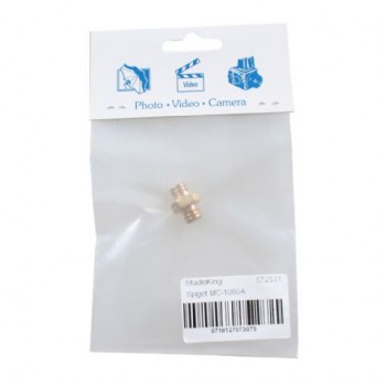 StudioKing Spigot Adapter MC-1060A 3/8" Male 3/8" Male Spigot Adapters