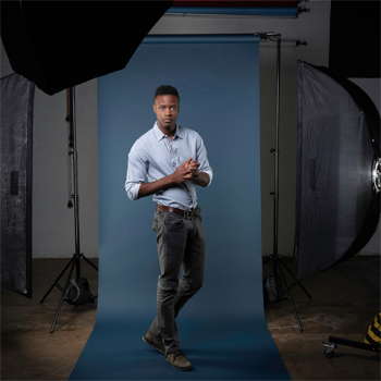 Superior Background Paper 01 Deep Blue 1.35 x 11m