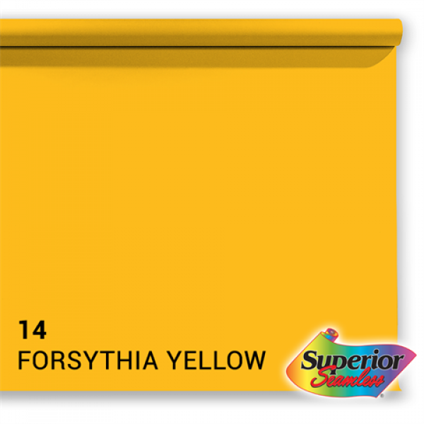 Superior Background Paper 14 Forsythia Yellow 2.72 x 11m