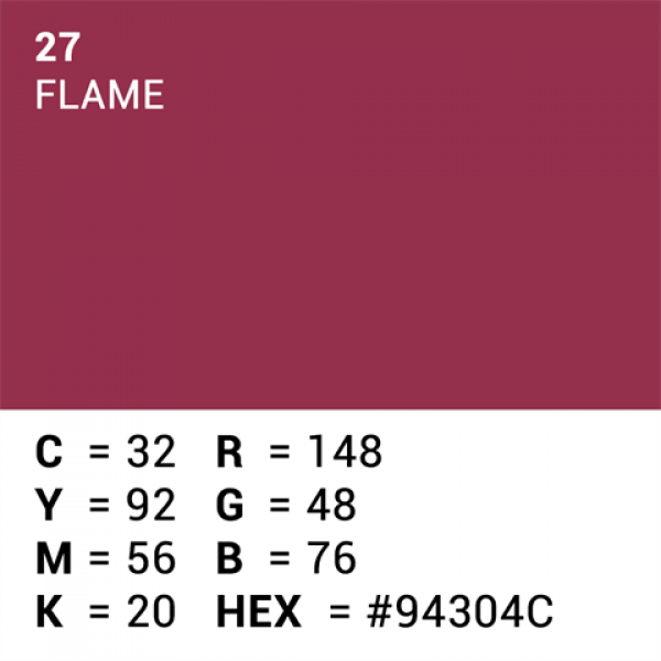 Superior Background Paper 27 Flame 2.72 x 11m