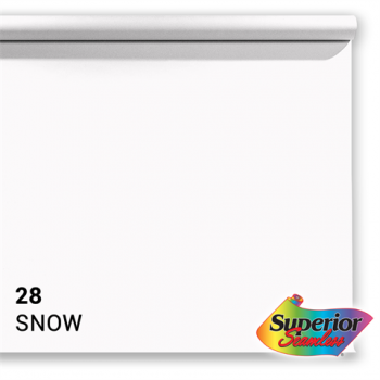 Superior Background Paper 28 Snow 2.72 x 11m