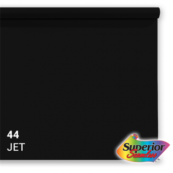 Superior Background Paper 44 Jet Black 2.72 x 11m Background Paper 2.72 x 11m