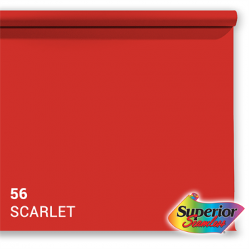 Superior Background Paper 56 Scarlet 2.72 x 11m Background Paper 2.72 x 11m