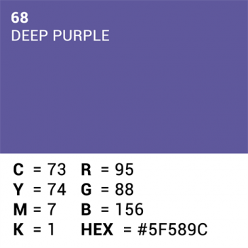 Superior Background Paper 68 Deep Purple 2.72 x 11m Background Paper 2.72 x 11m