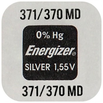 Energizer Silver Mini Battery 371/370 SR69 1.55V 1τμχ Μπαταρίες Λιθίου ( Κουμπιά )