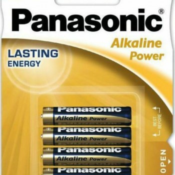 Panasonic Alkaline Power Μπαταρίες AAA 1.5V 4τμχ