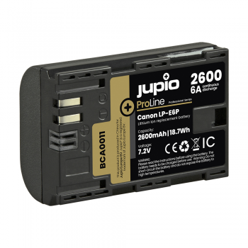 Jupio Μπαταρία ProLine LP-E6P για Canon 2600 mAh Μπαταρίες Φωτ.Μηχανών για Canon Jupio Μπαταρία ProLine LP-E6P για Canon 2600 mAh Μπαταρίες Φωτ.Μηχανών για Canon