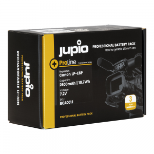 Jupio Μπαταρία ProLine LP-E6P για Canon 2600 mAh