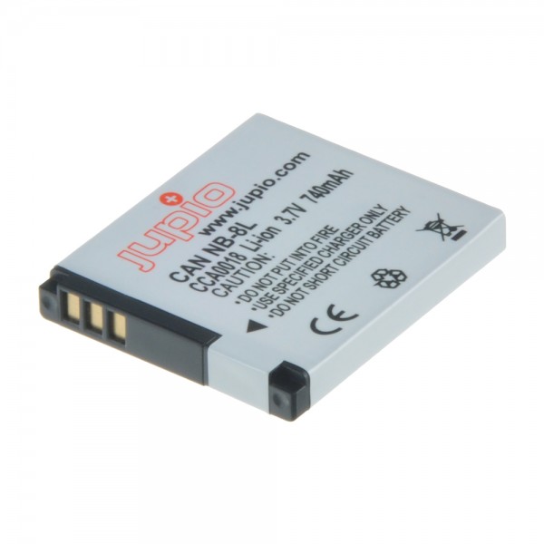 Jupio Μπαταρία NB-8L για Canon 740mAh Μπαταρίες Φωτ.Μηχανών για Canon
