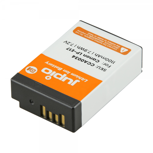 Jupio Μπαταρία LP-E17 για Canon 1100 mAh Jupio Μπαταρία LP-E17 για Canon 1100 mAh