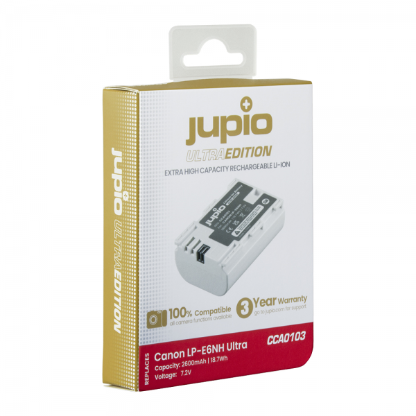Jupio Μπαταρία LP-E6NH ULTRA για Canon 2600mAh Μπαταρίες Φωτ.Μηχανών για Canon