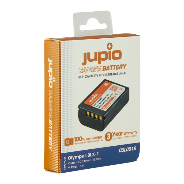 Jupio Μπαταρία BLX-1 για Olympus 2280mAh Μπαταρίες Φωτ.μηχανών για Olympus