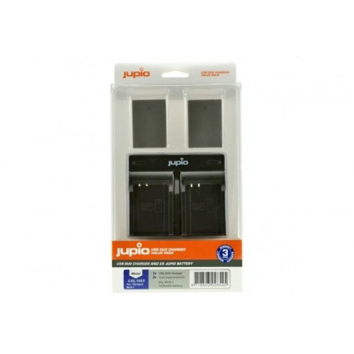 Jupio kit: 2x Battery PS-BLN1 + USB Dual Charger