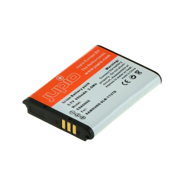 Jupio Μπαταρία SLB-1137D για Samsung 950mAh Μπαταρίες Φωτ.μηχανών για Samsung