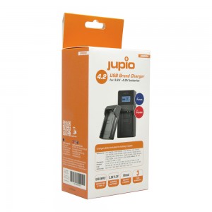Jupio USB Brand Charger Kit for Panasonic/Pentax 3.6V-4.2V batteries LPA0034