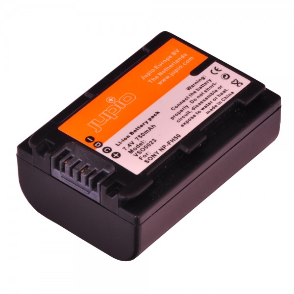 Jupio Μπαταρία NP-FH50 για Sony 750mAh Jupio Μπαταρία NP-FH50 για Sony 750mAh