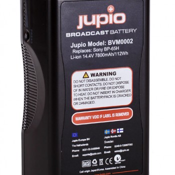 Jupio Μπαταρία V-Mount Led για Sony BP-65H 14.4V-7.8Ah/112Wh BVM0002 Μπαταρίες Επαγγελματικές-Broadcast