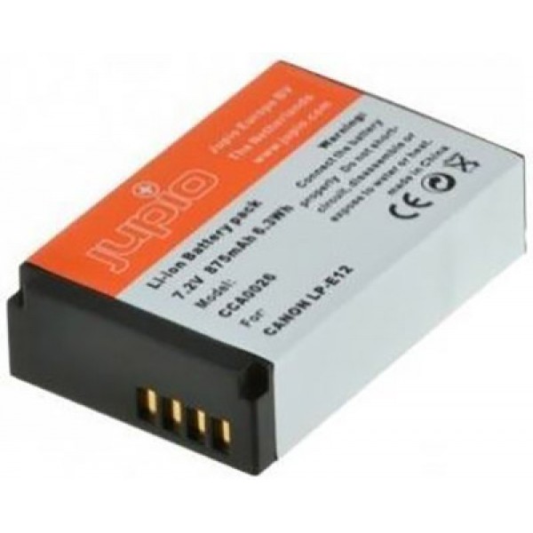 Jupio Μπαταρία LP-E12 για Canon 875 mAh  Μπαταρίες Φωτ.Μηχανών για Canon